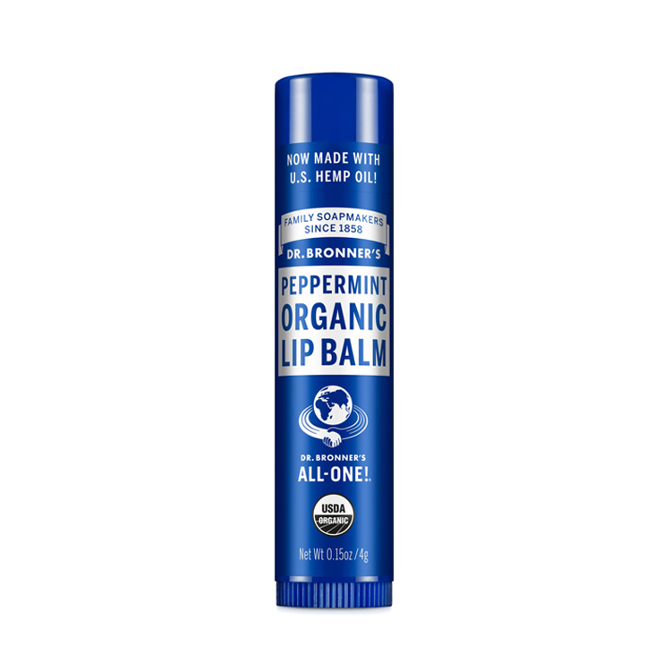 Dr Bronners Peppermint Organic Lip Balm 4g